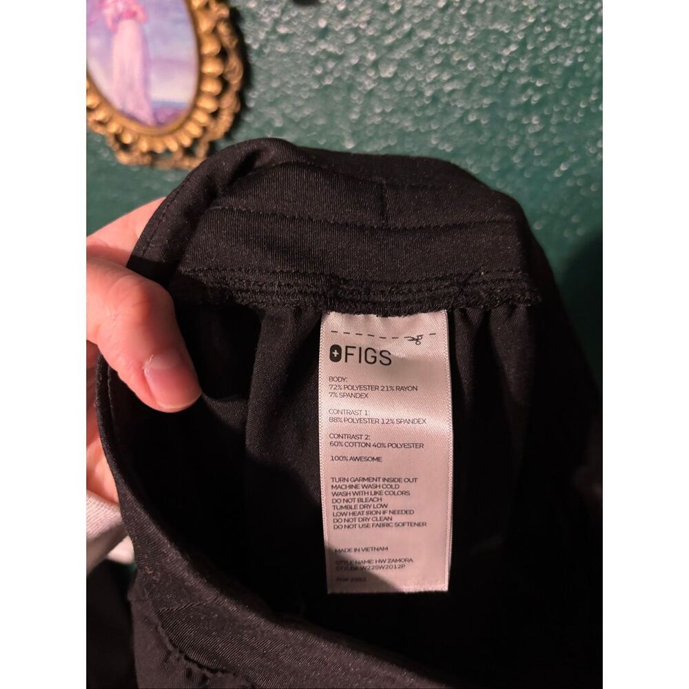 Figs Technical Collection Black Matching Womens Scrubs Size XS - Picture 5 of 6